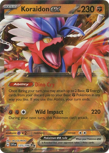 Koraidon ex - 125/198 - SV01: Scarlet & Violet Base Set