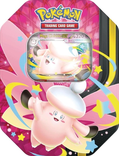 [10-10389-120] Mega Moonlit Tin [Mega Clefable ex] - Miscellaneous Cards & Products (MCAP)