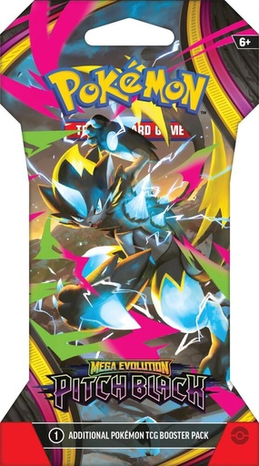 [10-10424-101] Pitch Black Sleeved Booster Pack - ME05: Pitch Black (ME05)