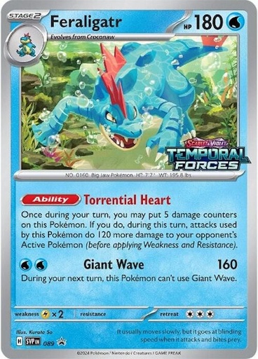 Feraligatr - 089 (Prerelease) - SV: Scarlet & Violet Promo Cards
