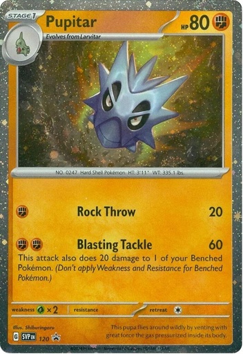 Pupitar - 120 - SV: Scarlet & Violet Promo Cards