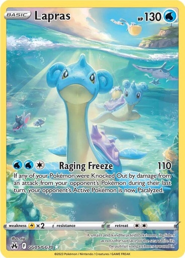 Lapras - Crown Zenith: Galarian Gallery GG05/GG70