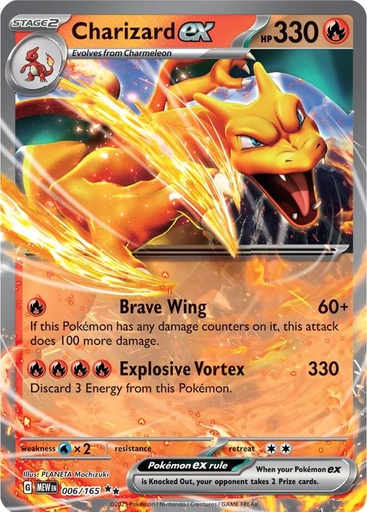Charizard ex - 006/165 - SV: Scarlet & Violet 151