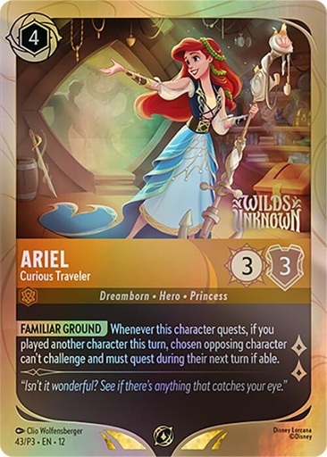 Ariel - Curious Traveler - Disney Lorcana Promo Cards (DLPC) 