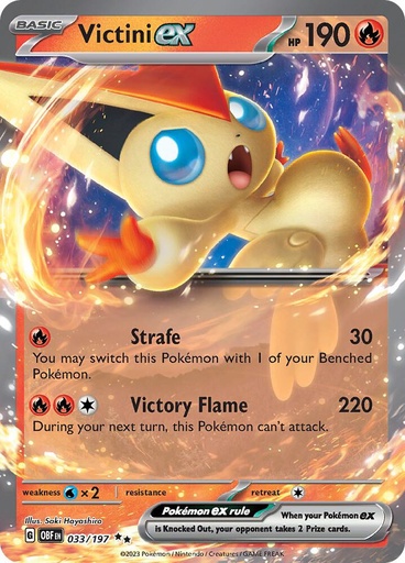Victini ex - SV03: Obsidian Flames 033/197