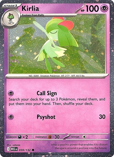 Kirlia (Cosmos Holo) - Miscellaneous Cards & Products (MCAP)