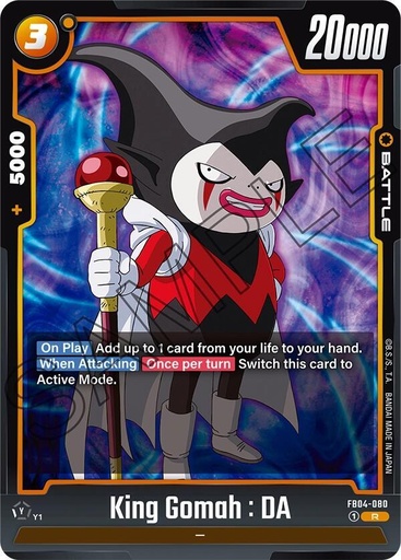 King Gomah : DA (Alternate Art) - Ultra Limit (FB04)