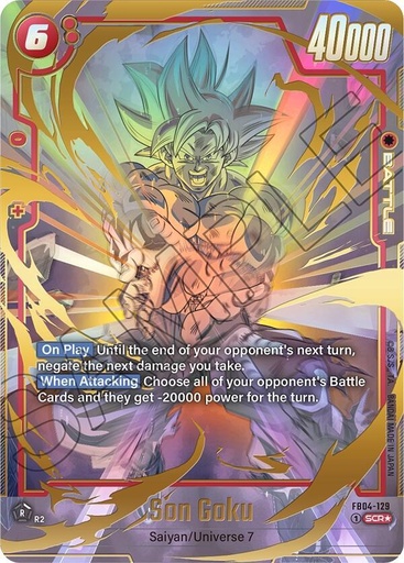 Son Goku - FB04-129 (Alternate Art) - Ultra Limit (FB04)