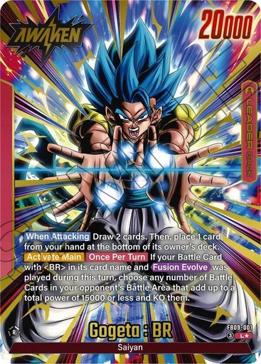 Gogeta : BR - FB09-001 (Alternate Art) - Dual Evolution (FB09)