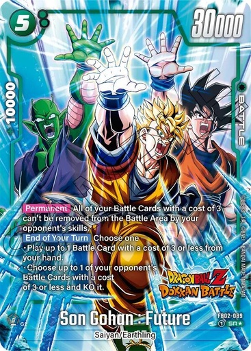 Son Gohan : Future (Dragon Ball Z Dokkan Battle Alternate Art) - Blazing Aura Alternate Art Reprints (FB02_AR)