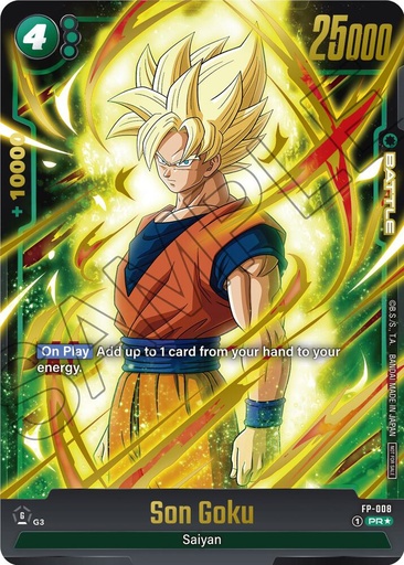 Son Goku - FP-008 (Gold) - Fusion World Promotion Cards and Packs (DBSFW_PR)