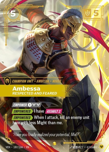 Ambessa - Respected and Feared (Overnumbered) - Vendetta (VEN)