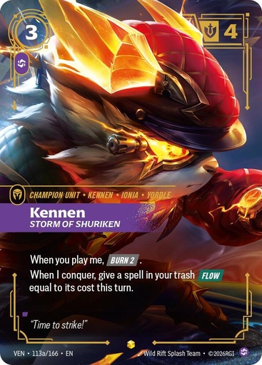 Kennen - Storm of Shuriken (Alternate Art) - Vendetta (VEN)