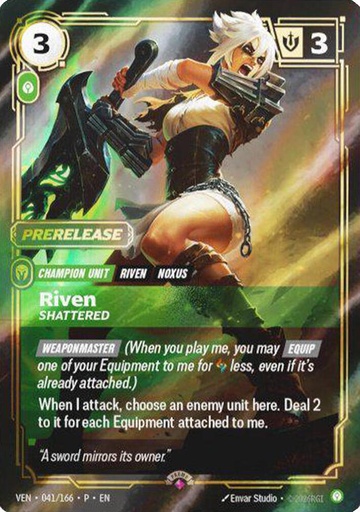 Riven, Shattered - Riftbound Organized Play Promotional Cards (OPP)