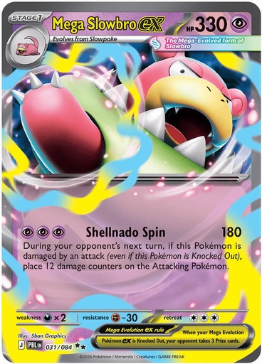 Mega Slowbro ex - ME05: Pitch Black (PBL)