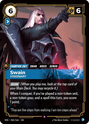 Swain, Visionary - Vendetta (VEN)