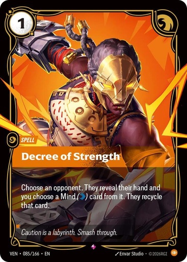 Decree of Strength - Vendetta (VEN)