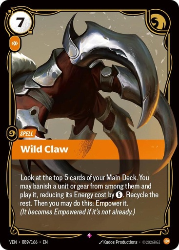 Wild Claw - Vendetta (VEN)
