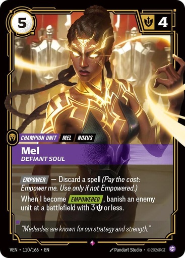 Mel, Defiant Soul - Vendetta (VEN)