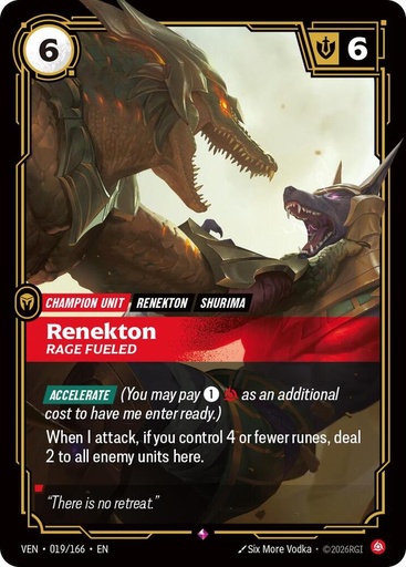 Renekton, Rage Fueled - Vendetta (VEN)