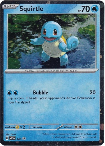 Squirtle - 048 (Cosmos Holo) - SV: Scarlet & Violet Promo Cards