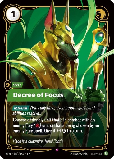 Decree of Focus - Vendetta (VEN)