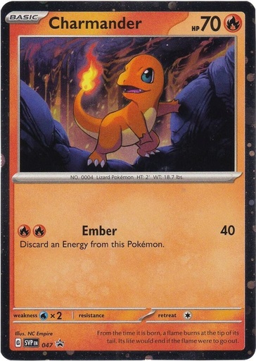 Charmander - 047 (Cosmos Holo) - SV: Scarlet & Violet Promo Cards