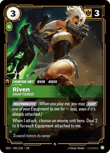Riven, Shattered - Vendetta (VEN)