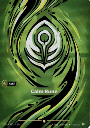Calm Rune (R02a) - Vendetta (VEN)