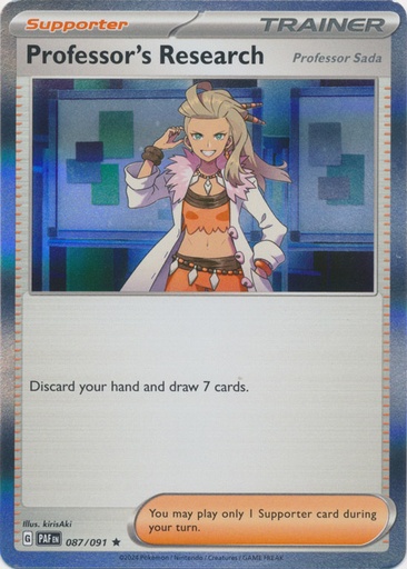 Professor's Research - 087/091 - SV: Paldean Fates (PAF)