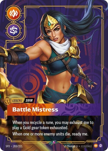 Sivir, Battle Mistress - Spiritforged (SFD)