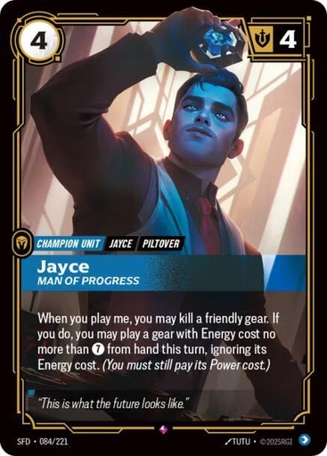 Jayce, Man of Progress - Spiritforged (SFD)