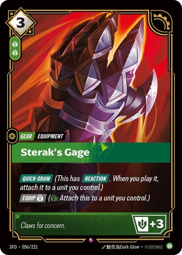 Sterak's Gage - Spiritforged (SFD)