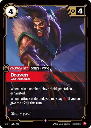 Draven, Vanquisher - Spiritforged (SFD)