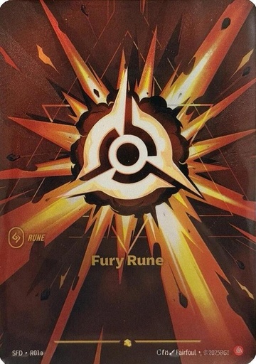 Fury Rune (R01a) - Spiritforged (SFD)