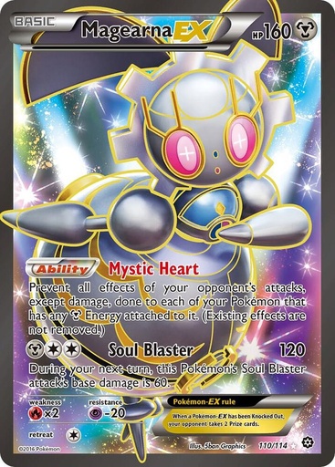 Magearna EX (Full Art) - XY - Steam Siege (STS)
