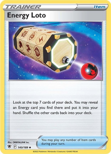 Energy Loto - SWSH10: Astral Radiance 140/189