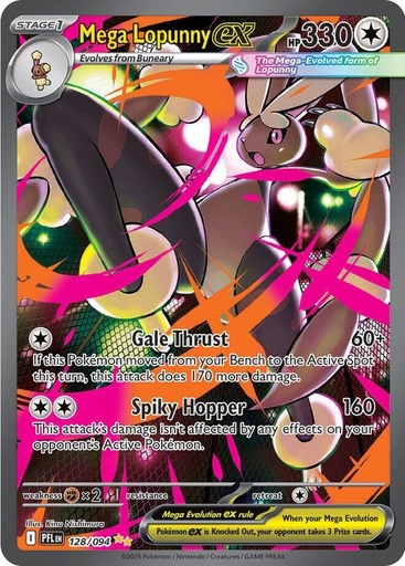Mega Lopunny ex - 128/094 - ME02: Phantasmal Flames (PFL)