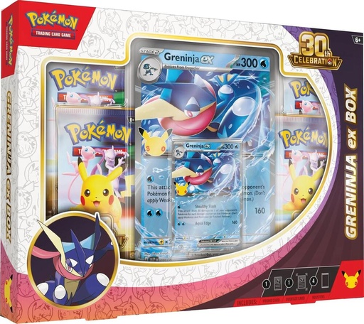 30th Celebration Greninja ex Box - ME: 30th Celebration (30C)(Ingles)