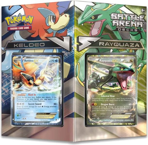 Battle Arena Decks: Keldeo EX vs Rayquaza EX - XY - Steam Siege (STS)