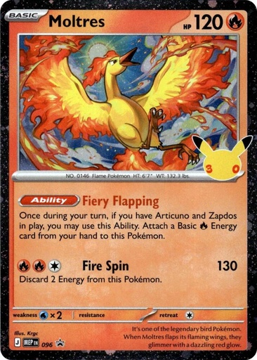 Moltres - 096 (30th Celebration) - ME: Mega Evolution Promo (MEP)