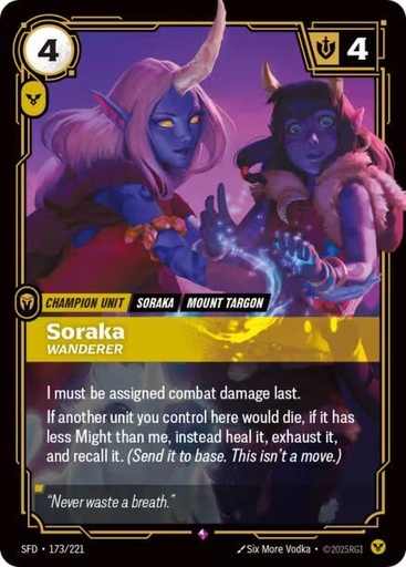 Soraka, Wanderer - Spiritforged (SFD)