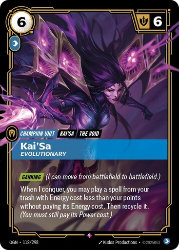 Kai'Sa, Evolutionary - Origins (OGN)