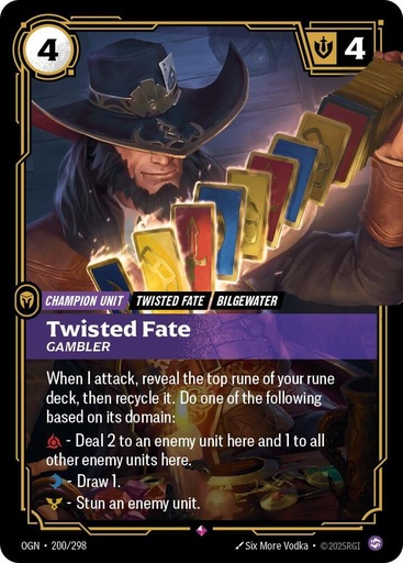 Twisted Fate, Gambler - Origins (OGN)