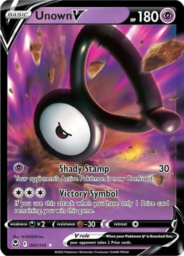 Unown V - SWSH12: Silver Tempest 065/195