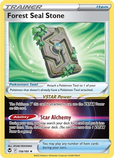 Forest Seal Stone - SWSH12: Silver Tempest 156/195