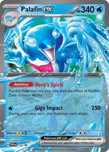 Palafin ex - 126 - SV: Scarlet & Violet Promo Cards
