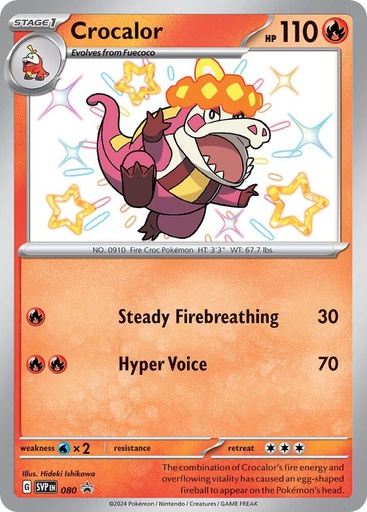 Crocalor - 080 - SV: Scarlet & Violet Promo Cards