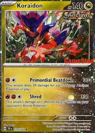 Koraidon (Gamestop Promo) - Miscellaneous Cards & Products 119/162