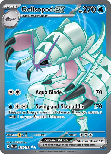 Golisopod ex - 221/182 - SV04: Paradox Rift